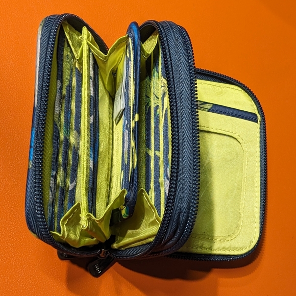 Lug Splits Compact RFID Wallet - Dragonfly Navy, LIKE NEW ✨DISCONTINUED!✨ - Picture 5 of 8